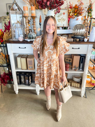 Taupe Larias Dress