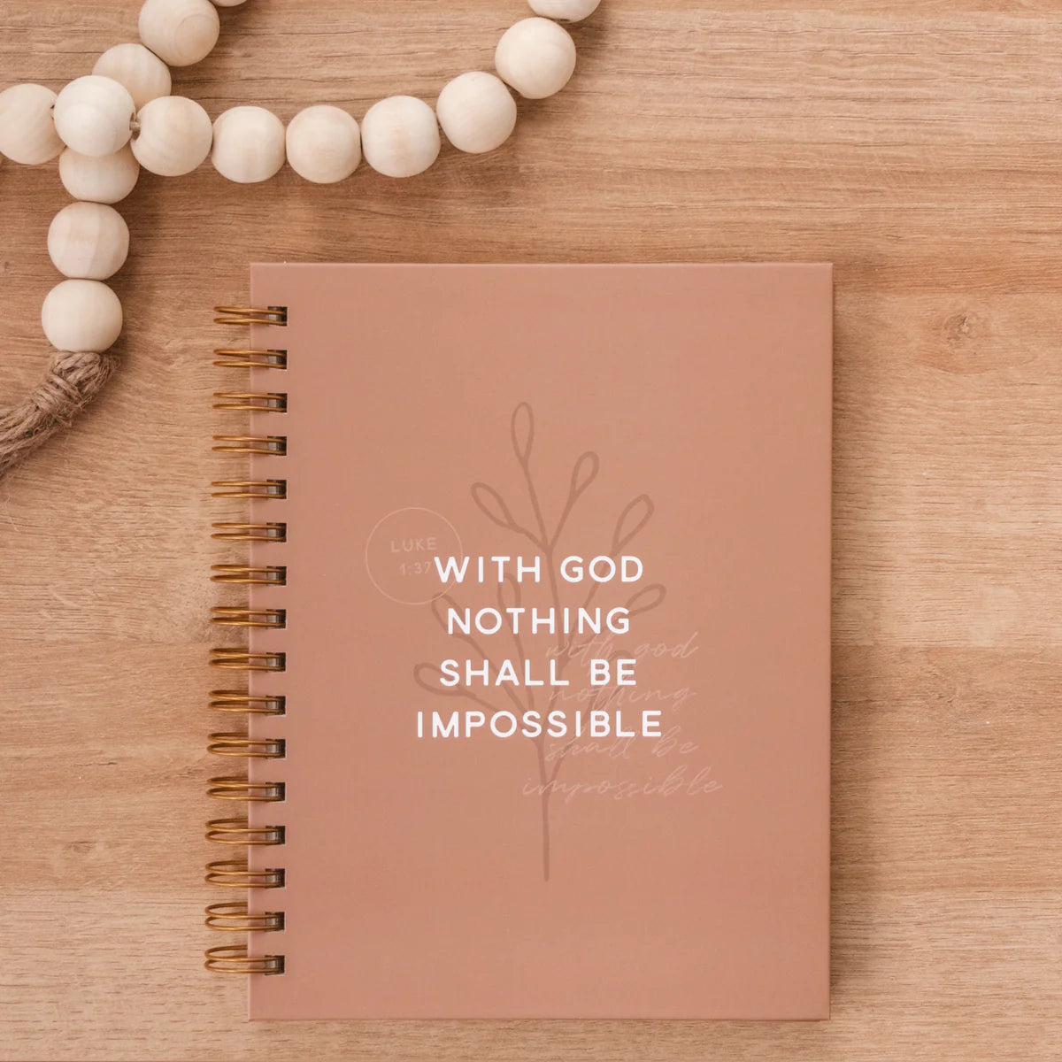 With God Nothing Shall Be Impossible Journal