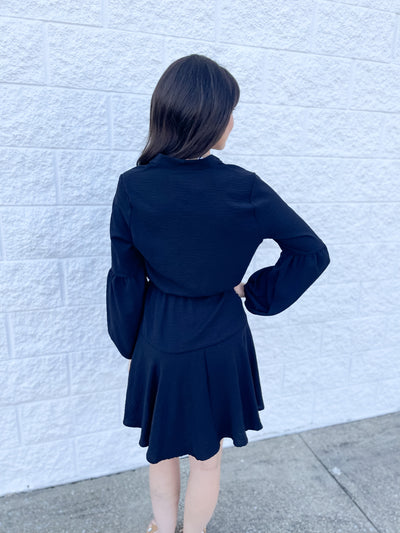 CCD Black Flounce Dress