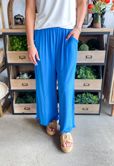 Umgee Ocean Wide Leg Pant