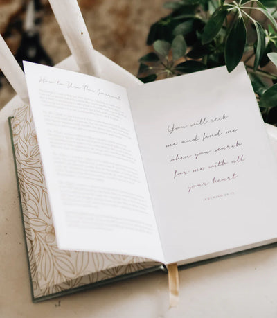 Gold Foil Be Still Journal