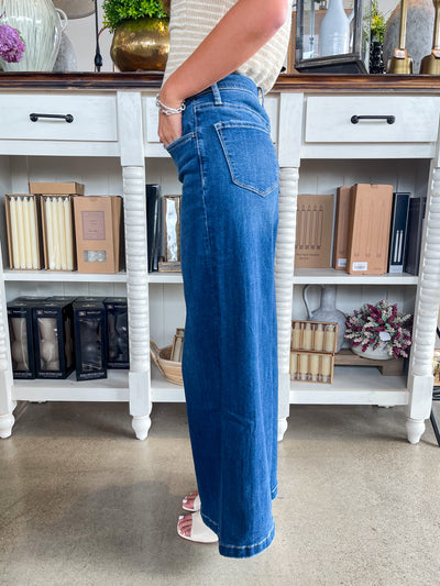 Vervet Mid Rise Palazzo Jean