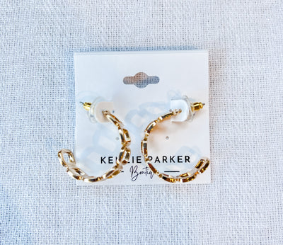 Meg Hoop Gold Earrings