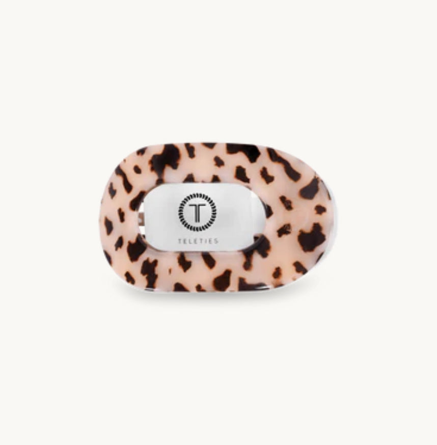 Teletie Small Round Flat Hair Clip