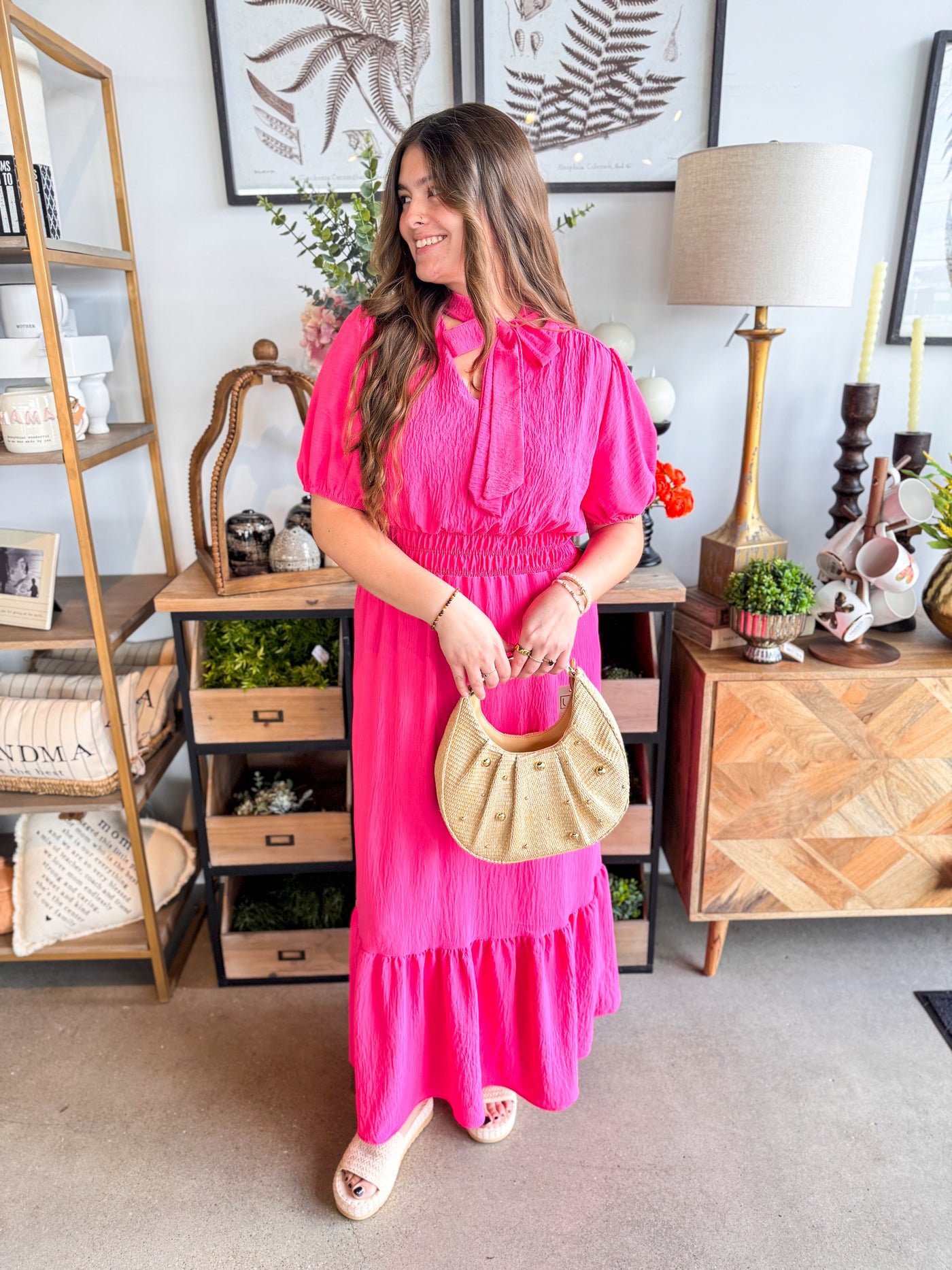 Valencia Pink Maxi Dress