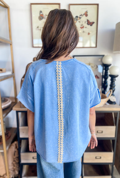 Umgee Orchid Blue Peace Top