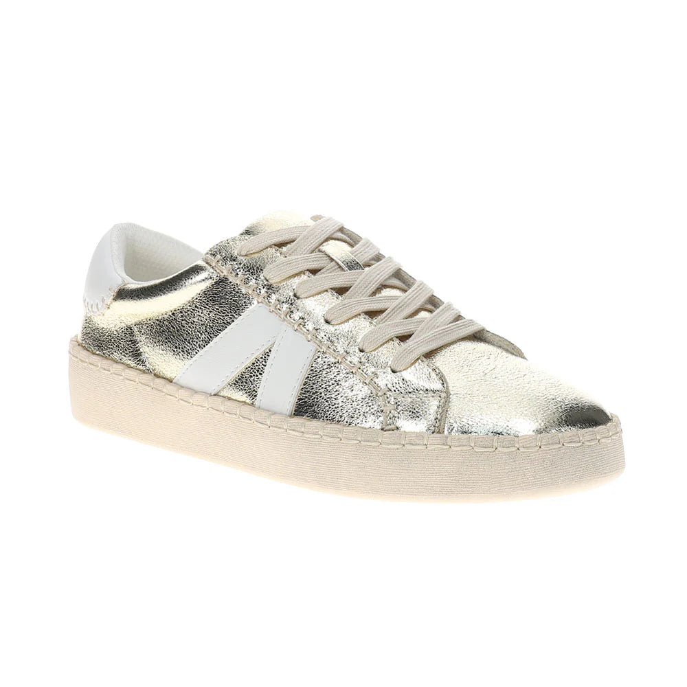 Corky’s Friend Zone Gold Crinkle Sneaker