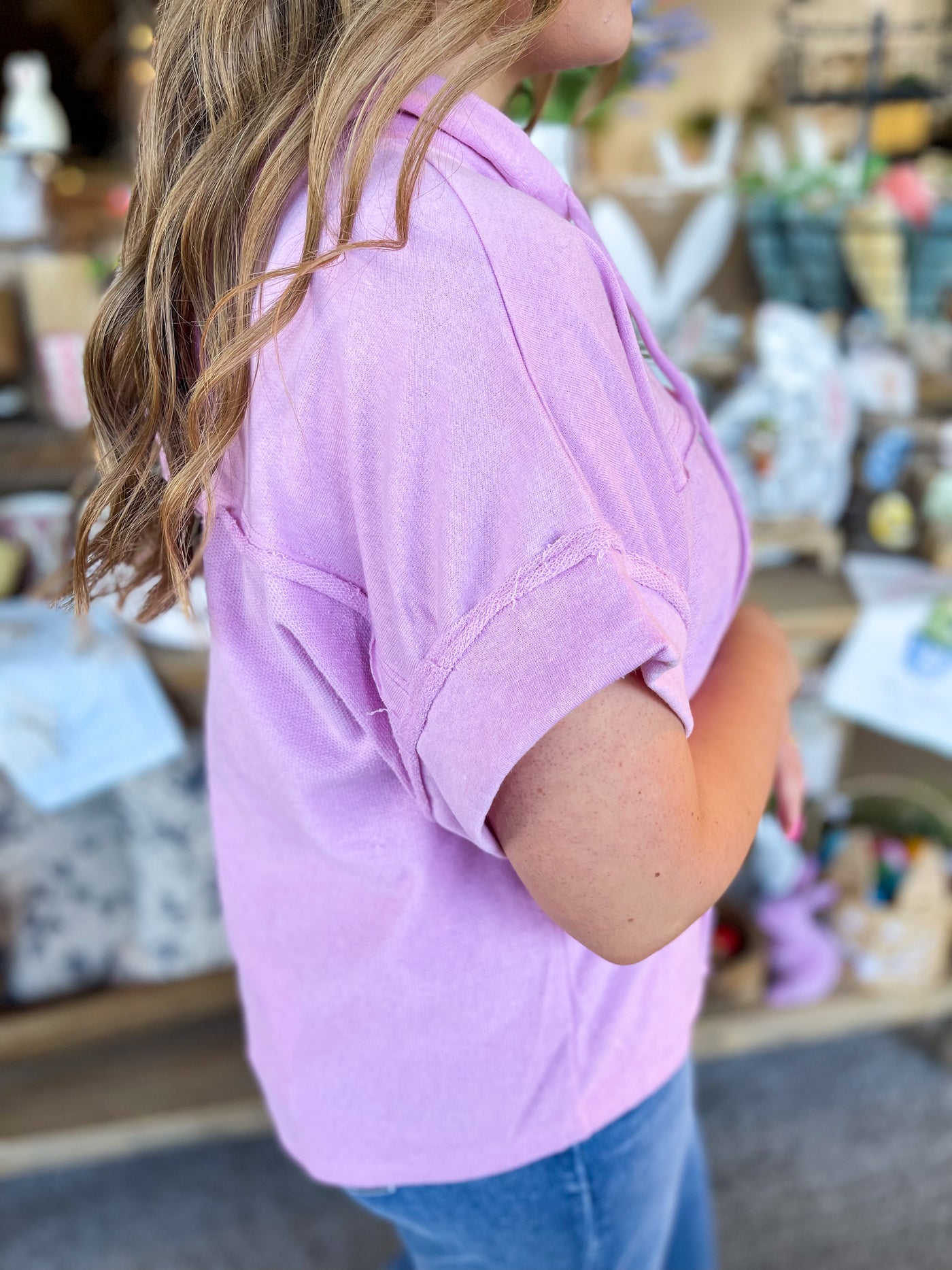 Wynn Orchid Casual Short Sleeve Tee