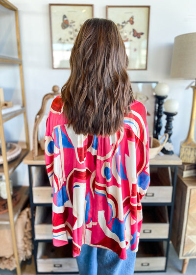 Pink Dolman Sleeve Danni Top