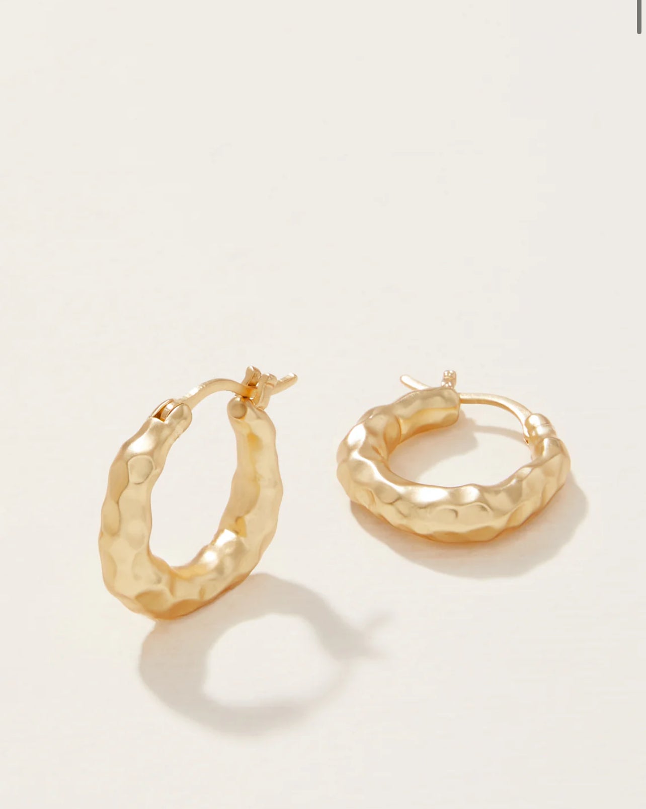 Everyday Hoop Earrings Gold