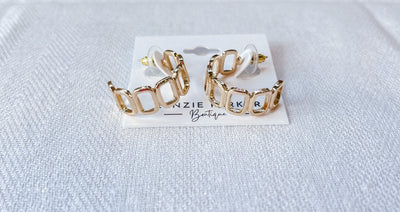 Meg Hoop Gold Earrings