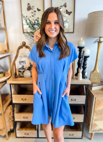 Blue Carly Dress