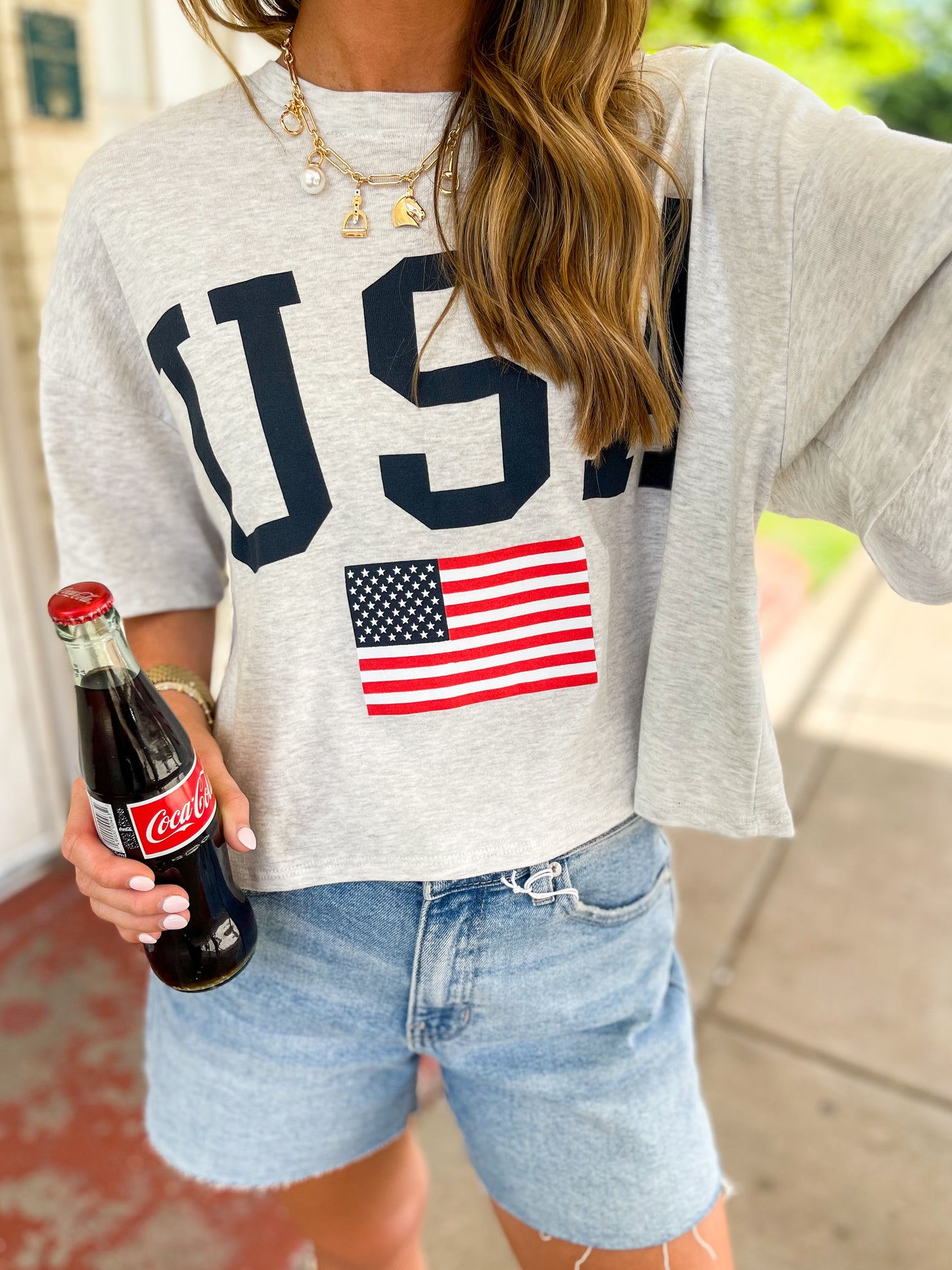 USA Graphic Top