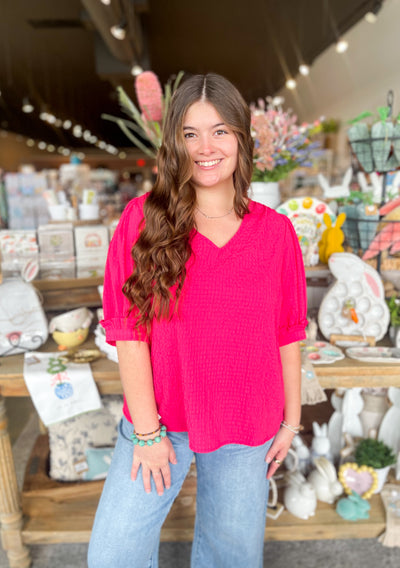 Pink Collette Top