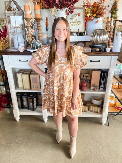 Taupe Larias Dress