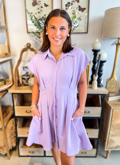 Lavendar Carly Dress