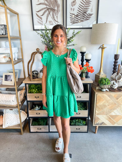 Umgee Green Avani Dress