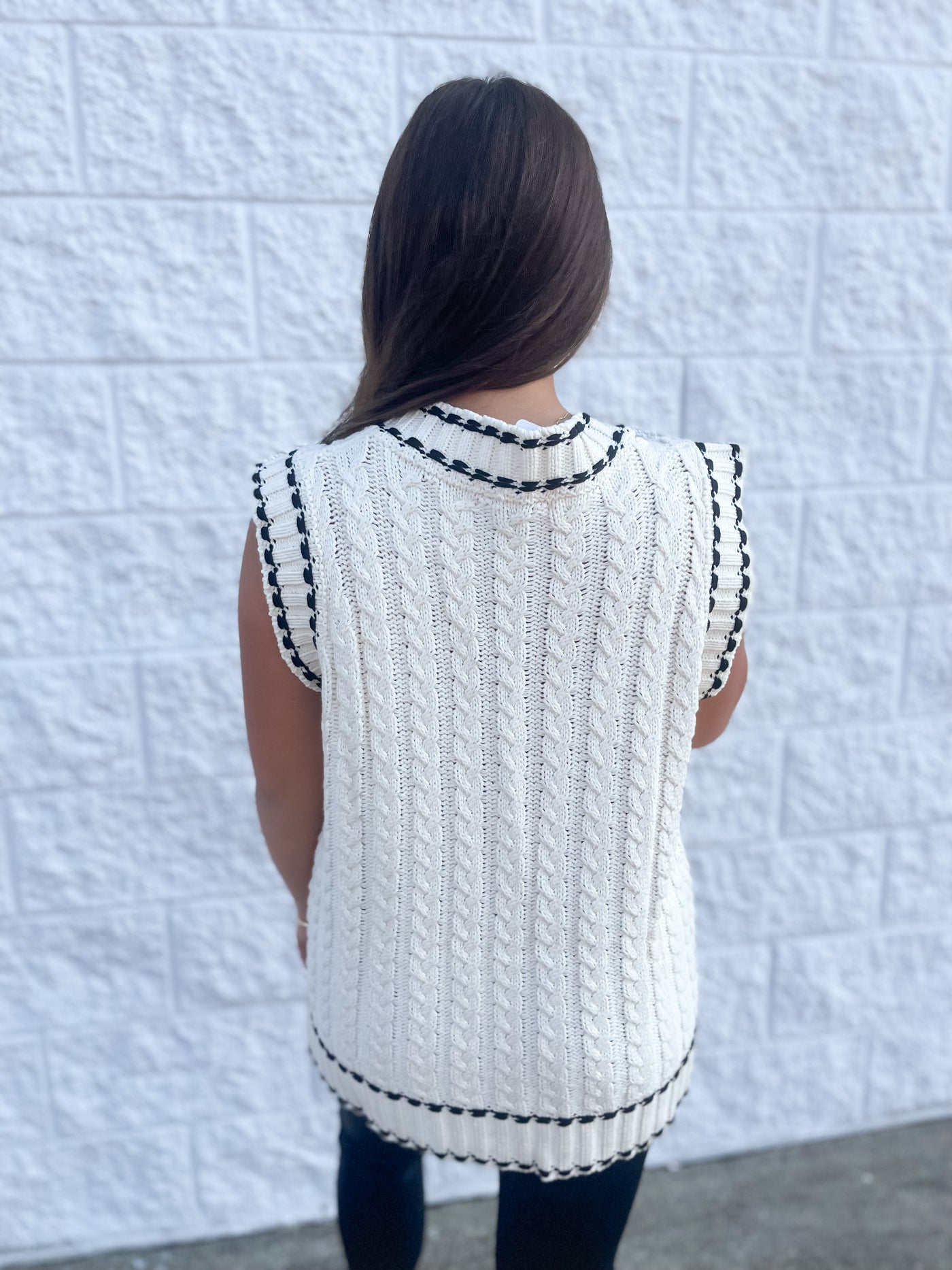 White Bethany Sweater