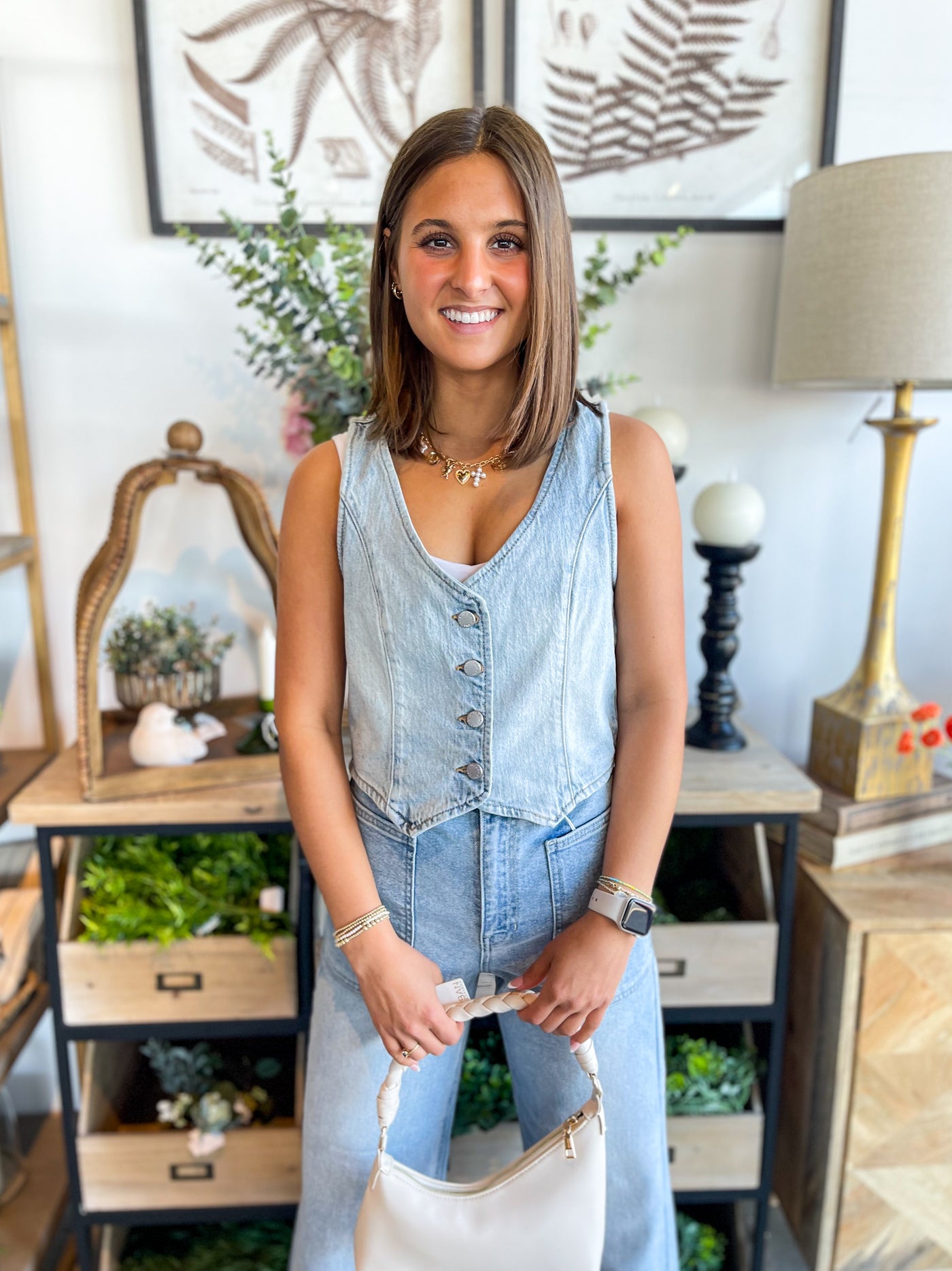 Just USA Classic Denim Vest