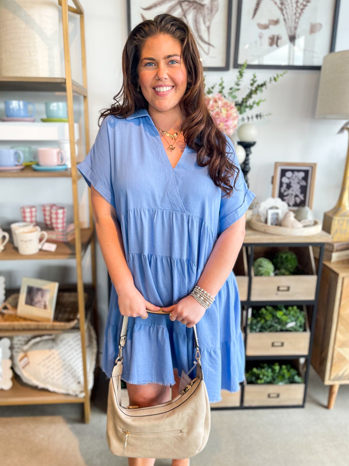 Umgee Orchid Blue Tabitha Dress
