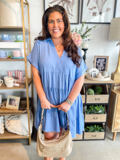 Umgee Orchid Blue Tabitha Dress