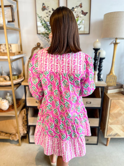 Pink Pace Tunic Dress
