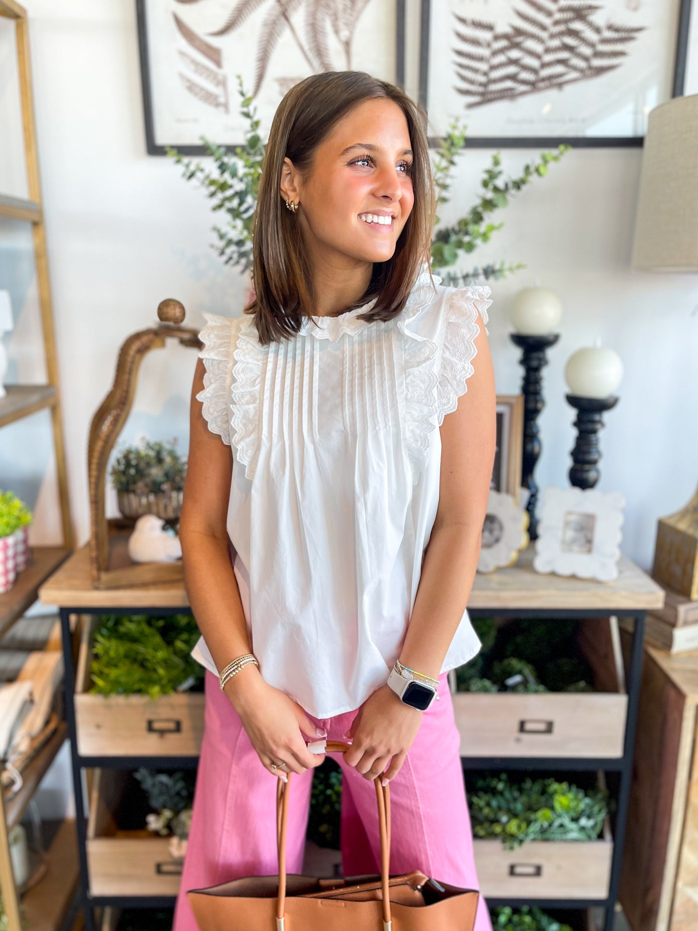 White Victoria Top