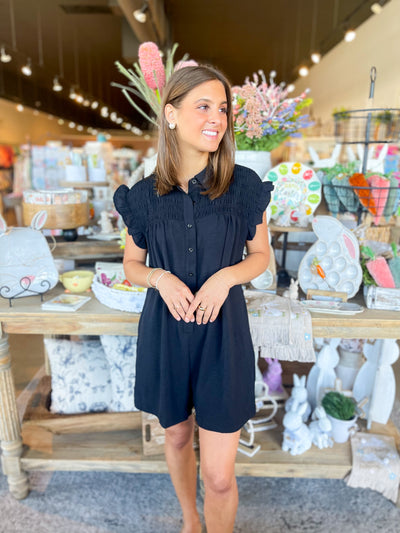Black Kenna Romper