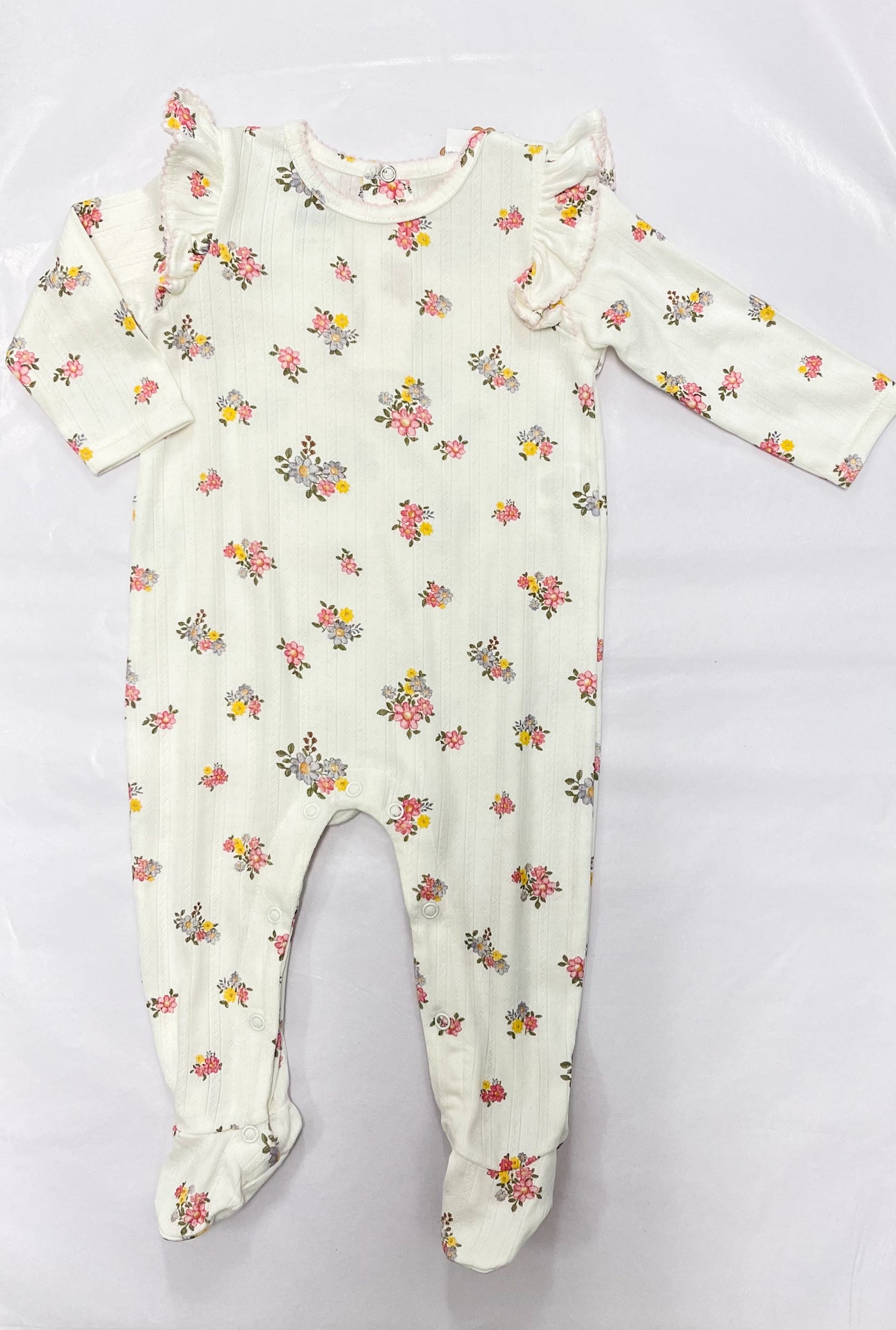 Ivory Pointelle Sleeper