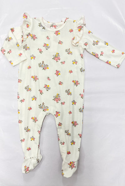Ivory Pointelle Sleeper