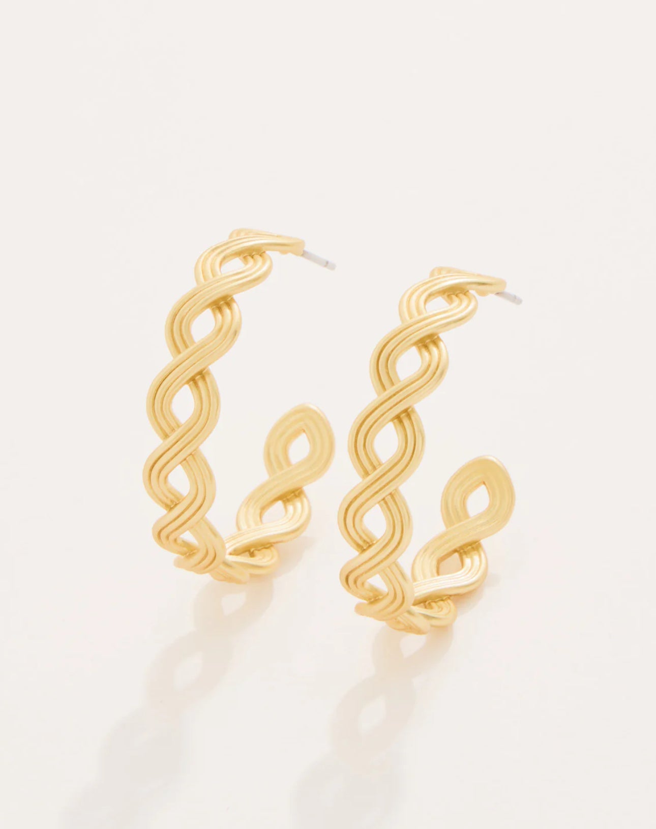 Spartina Gold Wilson Creek Hoop Earrings