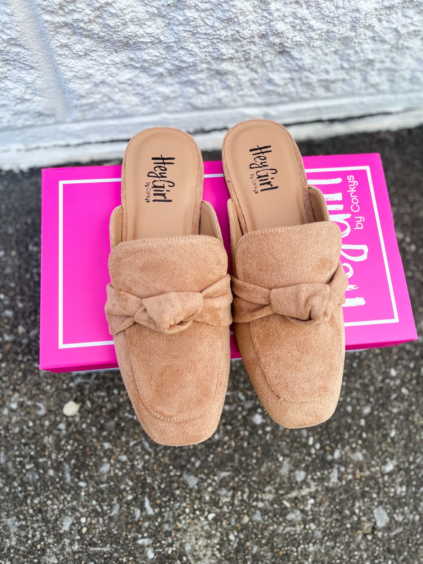 Hey Girl Camel Faux Suede Shoes