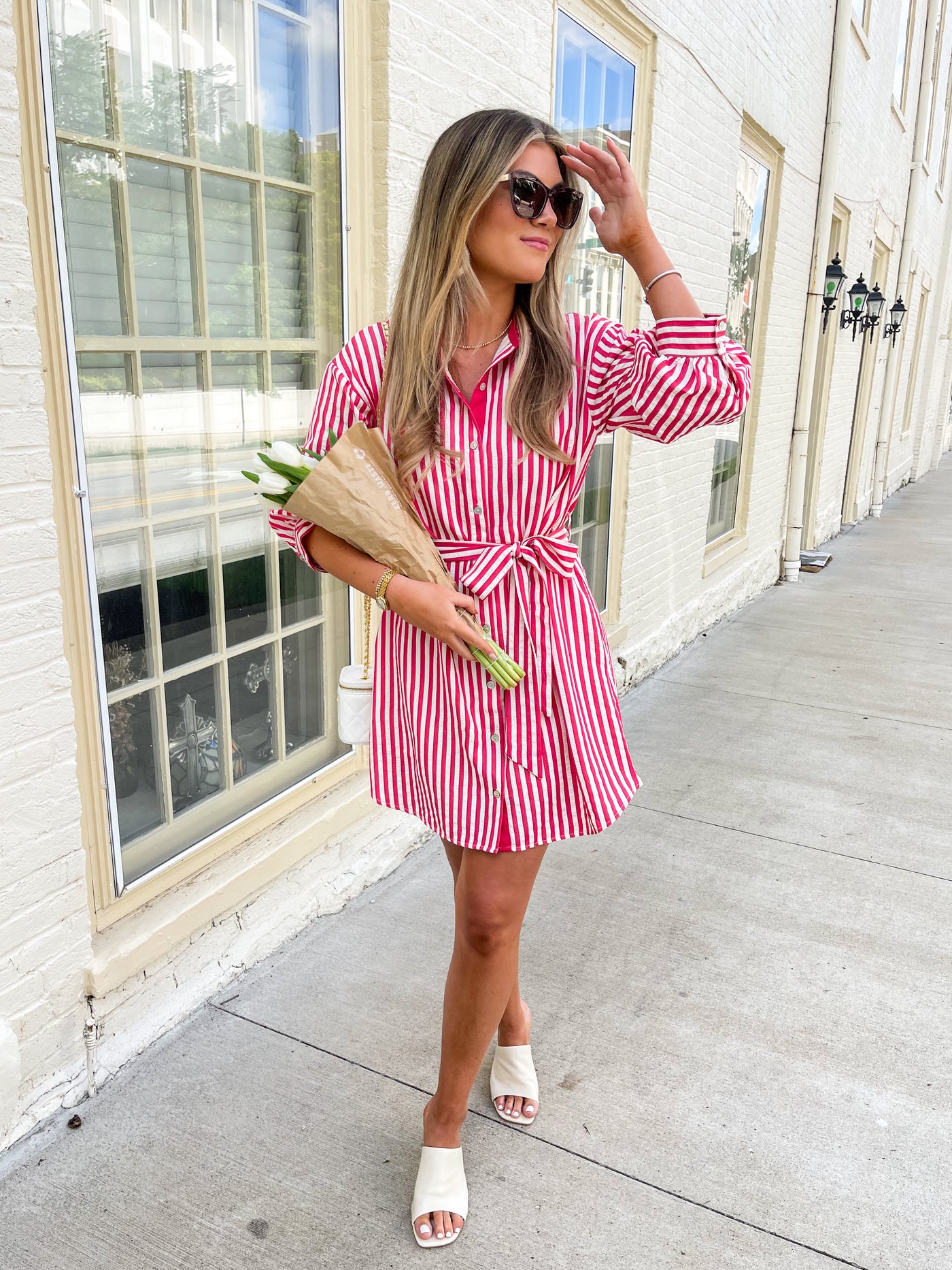 Entro Tomato Red Morgan Dress