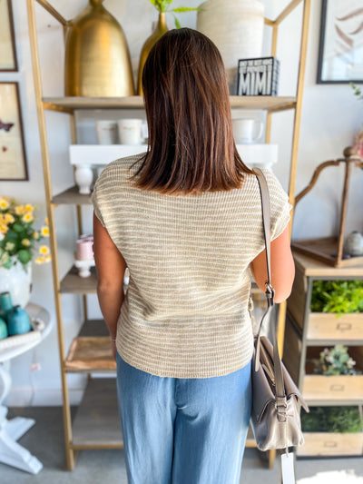 Andie Beige Ivory Top