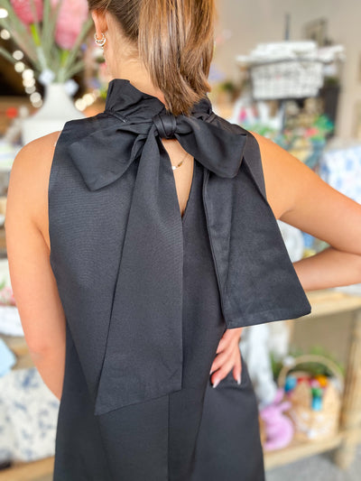 Umgee Black Tillie Sleeveless Dress