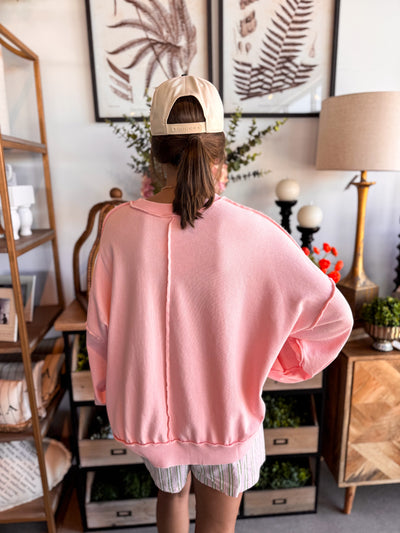 Easel Blush Ziva Top