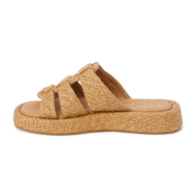 Matisse Ciao Cognac Raffia Shoe