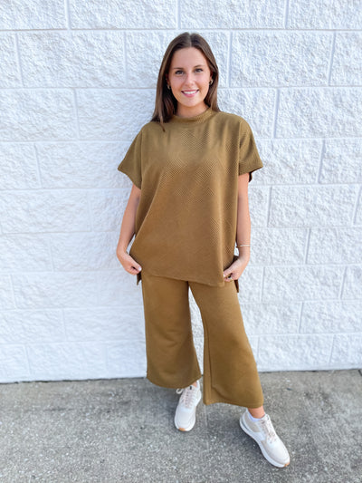 Olive Pant Set
