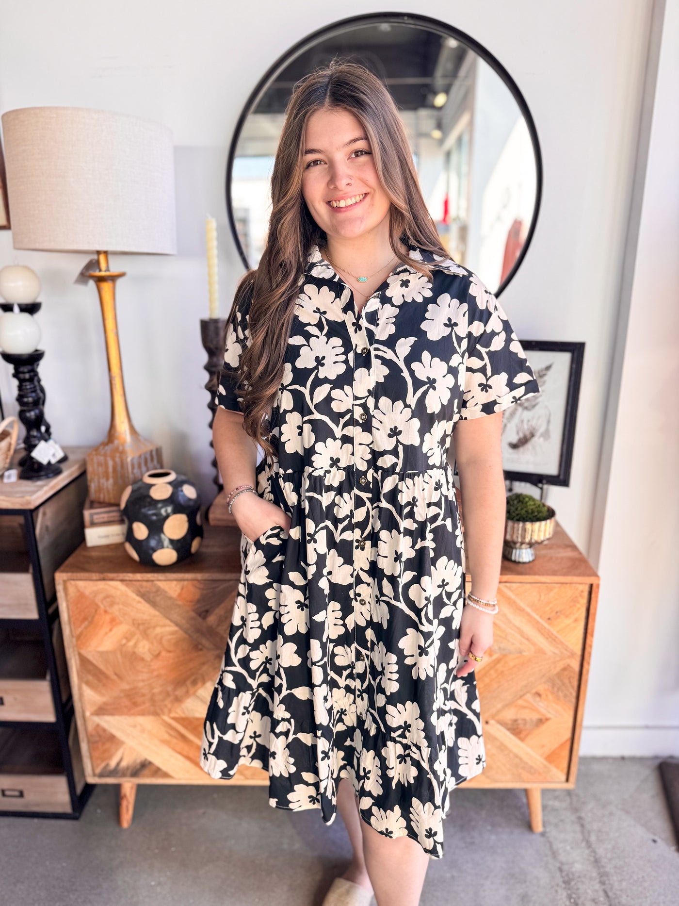 Black Multi Shoshone Dress