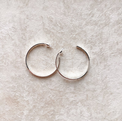 Nova 50mm Flat Metal Hoops