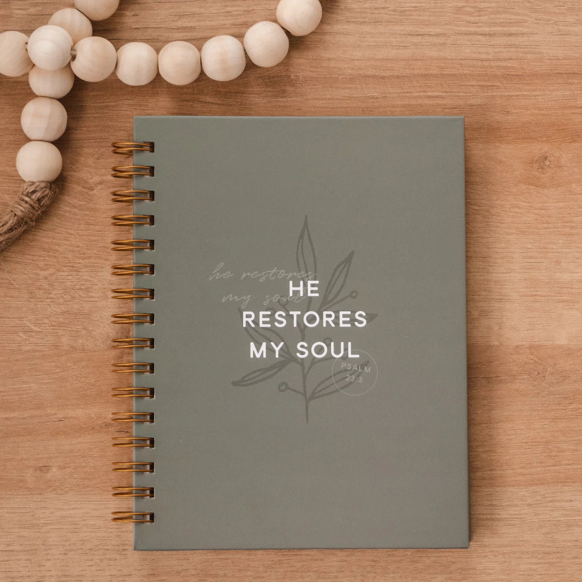 He Restores my Soul Journal Notebook