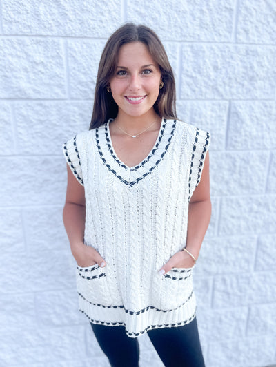 White Bethany Sweater