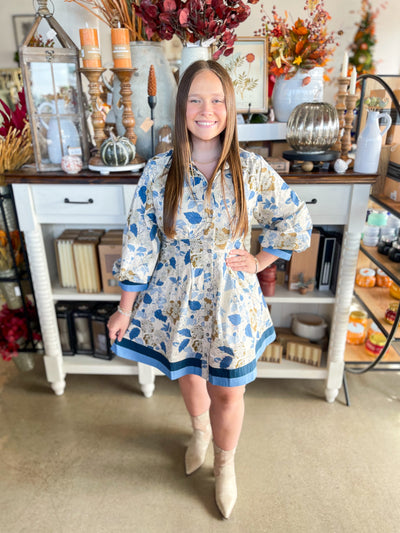 Entro Blue Lucia Dress