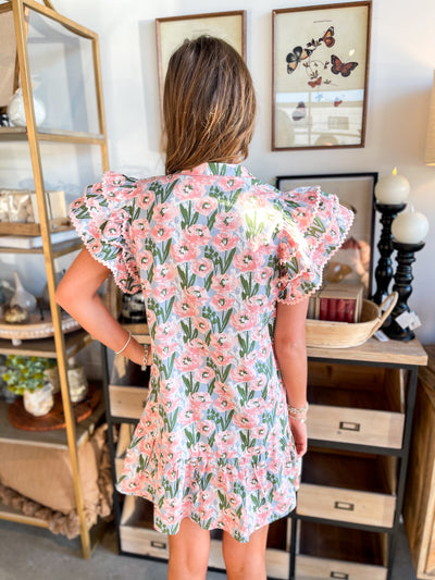Jodifl Apricot Pink Mia Dress