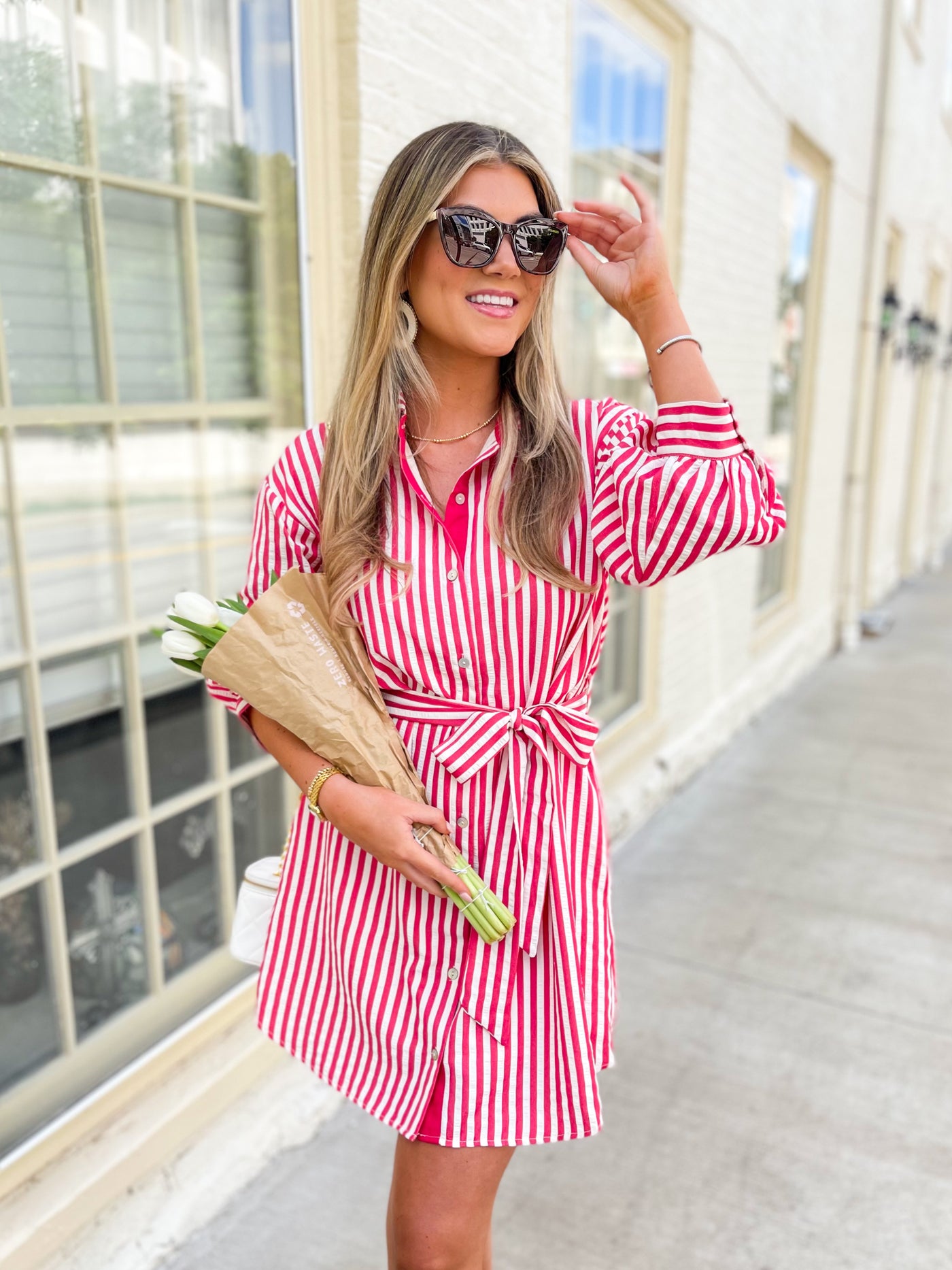 Entro Tomato Red Morgan Dress