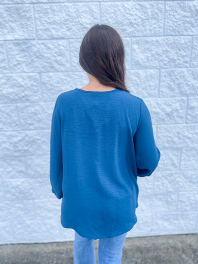 Lucia Teal Top
