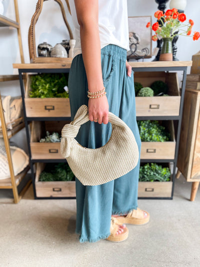 Umgee Seaweed Wide Leg Pant