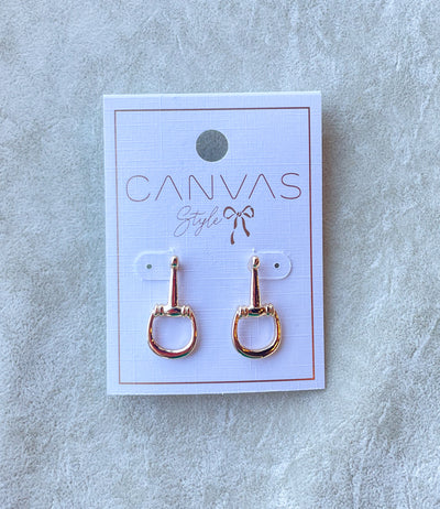 Lou Ann Horsebit Stud Earrings