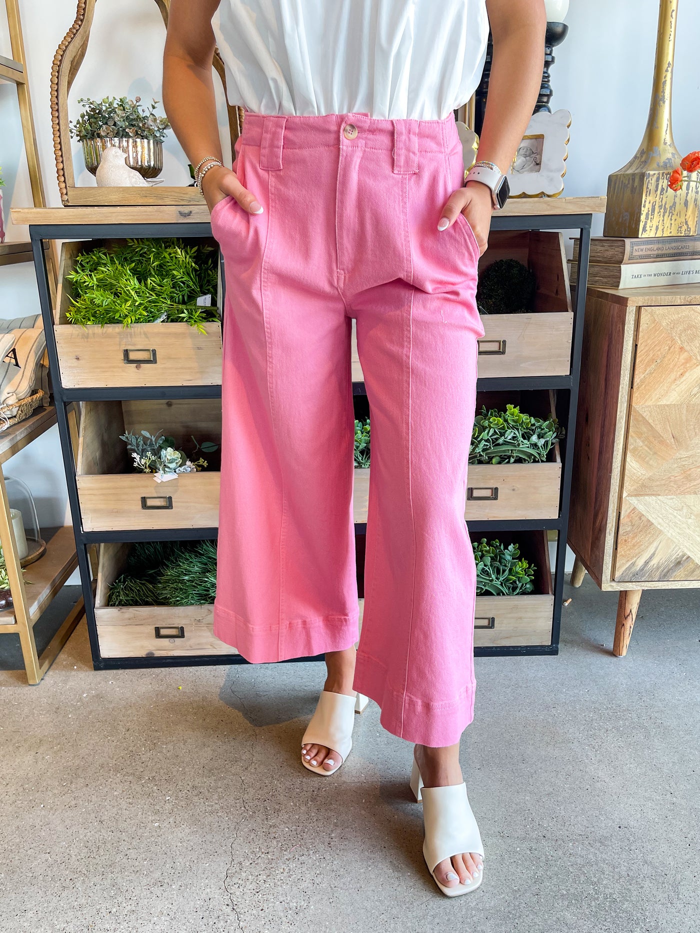 Whitley Entro Pink Denim
