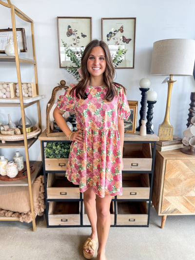 Yellow Mix Olive Dress